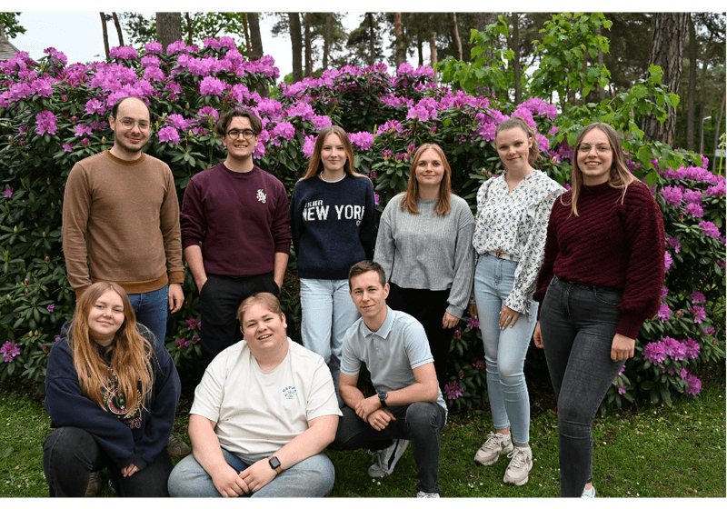 Het Samino vzw team samen op een activiteit in Lommel